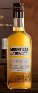 mount gay copper column bottle