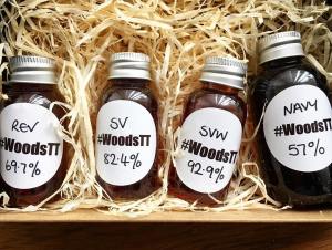 Woods Rum Samples